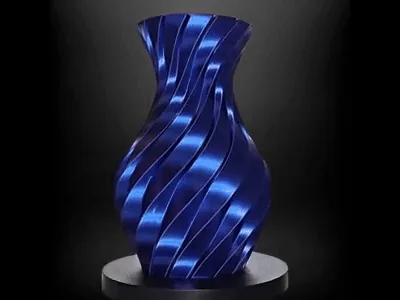 Twisting Pillars Vase