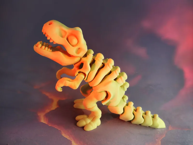 Flexible Skeleton T-Rex Dinosaur