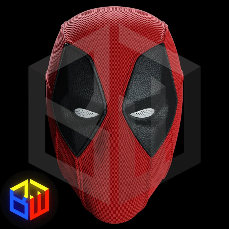 Deadpool 3 Moviess Helmet Textured