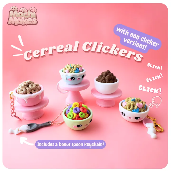 🥣✨ Cereal Bowl Fidget Clicker ✨🥣