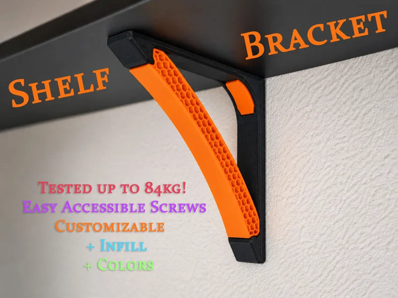 Modular Shelf Bracket – Easy Accessible, Customizable & Strong