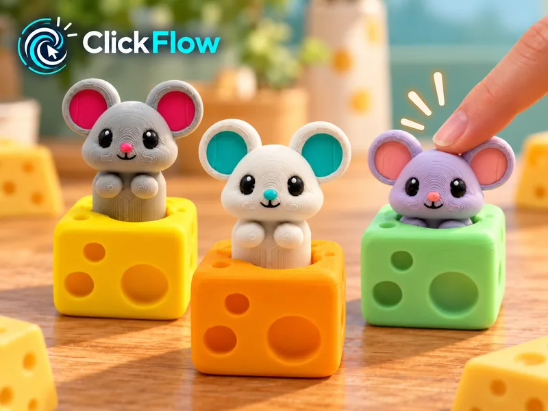 Sweet Mouse Cheese Clicker | Cute Fidget Clicker