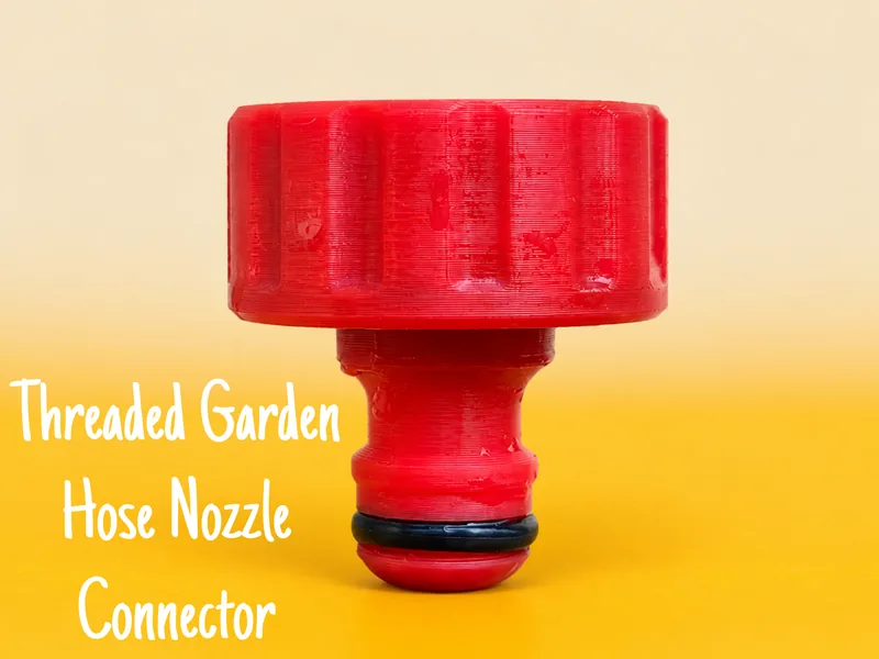 Threaded Garden Hose Nozzle Connector