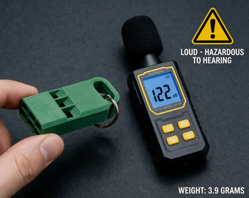 6-chamber whistle guaranteed +122 dB V6 DANGER!!!