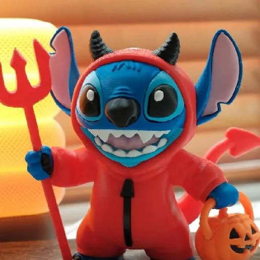👿 Devilish Stitch (Multi-Part / NO AMS / 3MF) 👿#CULTSOWEEN Free
