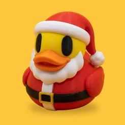 Santa Claus Rubber Duck - Christmas Figurine Free