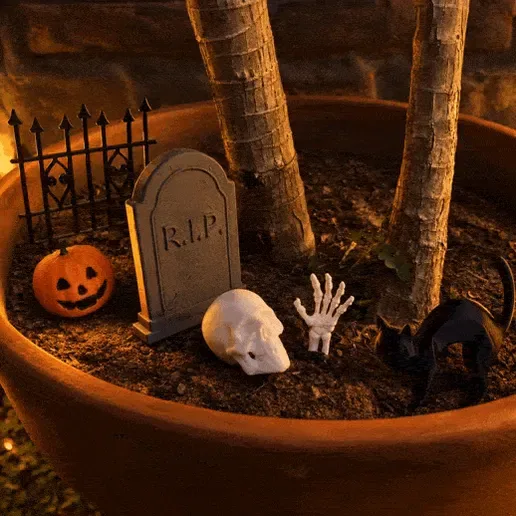 Cemetery for a flowerpot Free