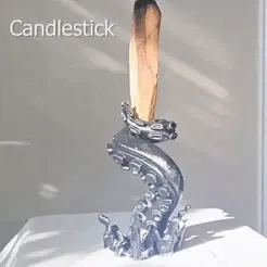 Enigmatic Depths: The Cthulhu's Embrace Candle Holder€ 3.33