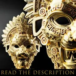 Aztec Jaguar Warrior Mask€ 1.08+