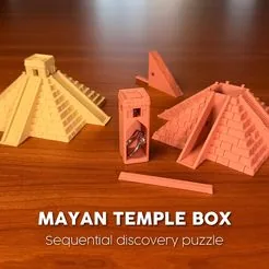MAYAN TEMPLE BOX - SEQUENTIAL DISCOVERY PUZZLE€ 7.99