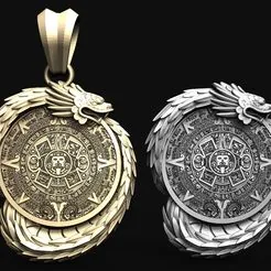 Quetzalcoatl Aztec Dragon pendant€ 7.58