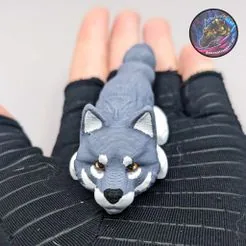 Baby Flexi Wolf Keychain€ 1.79