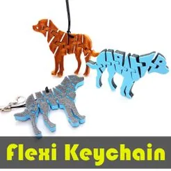 Flexi Articulated Keychain - Greater Swiss Mountain DogFree