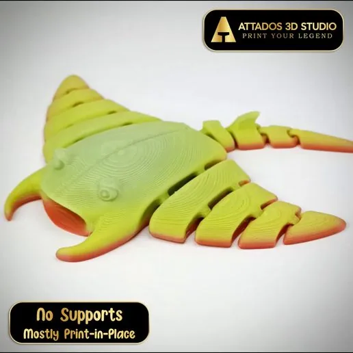 FLEXI PRINT-IN-PLACE MANTA RAY, FLEXI MANTA RAYFree