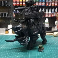 1st GARGANTUAN BIG MOUTHED BEAST WITH TUSKS!Open priced