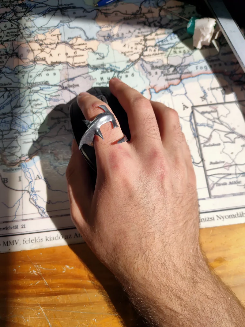 🦈 Hammerhead Shark Ring – Wear the Ocean on Your Fingers 🌊€ 1.99+