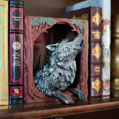 Howling Wolf Book Nook€ 4.45+