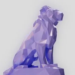 Lowpoly lionFree