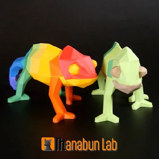 🦎 Low Poly Chameleon Puzzle€ 3.43