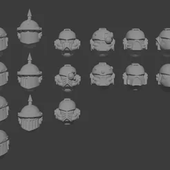 The Emperors Grandsons Helmets(MkII,MkIII, MkIV, MkV, Beaky, MkVII)Free