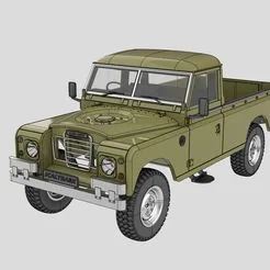 LAND ROVER SERIES 3 PICKUP FOR 1:10 RC CHASSIS€ 29.99