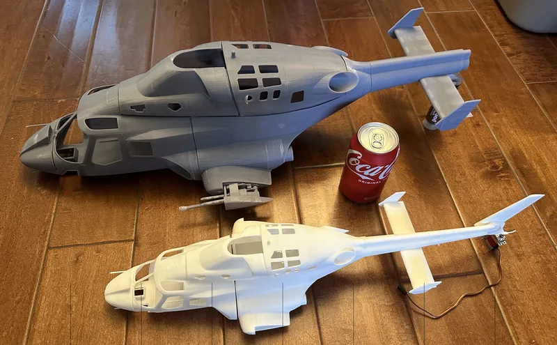 Airwolf Fuselage 540mm