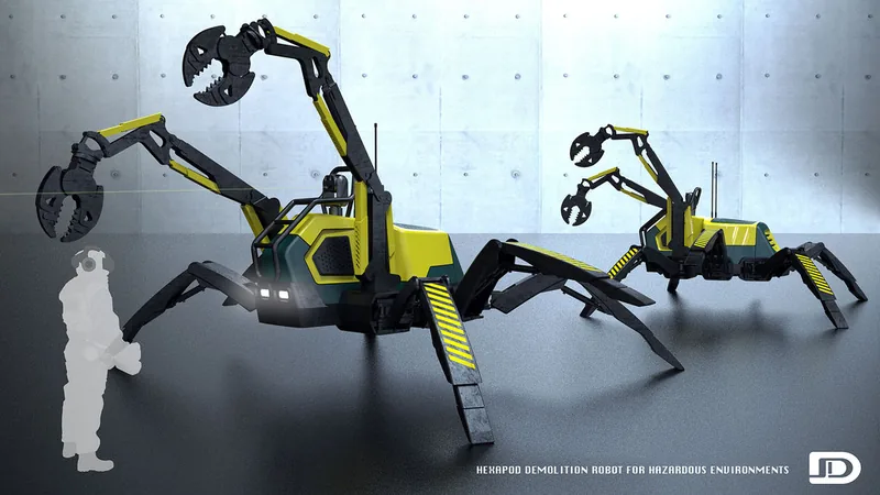 Hexapod Demolition Robot