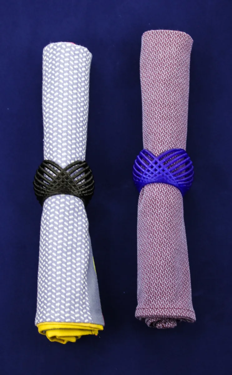 Asymmetric Woven Napkin Ring
