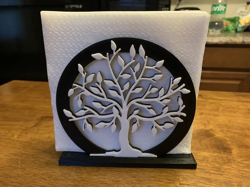 Tree Napkin Holder Rounded