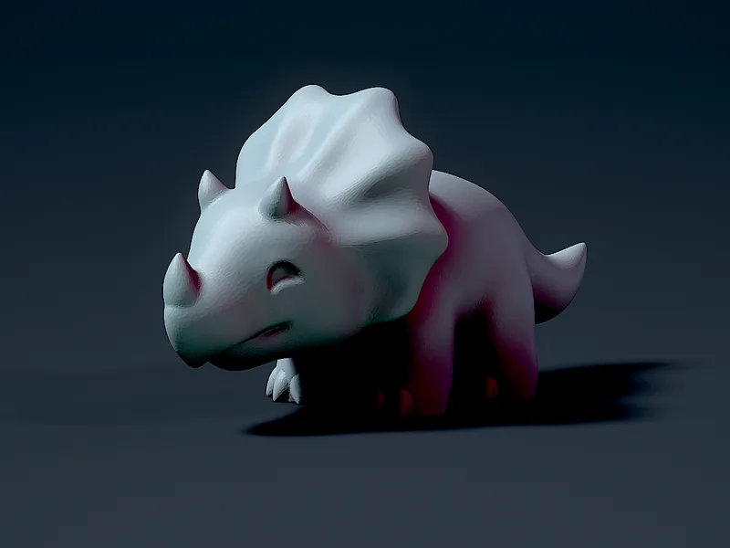 Cute Triceratops