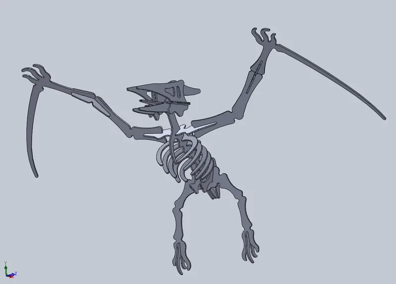 Pterodactyl for 3D Printing.
