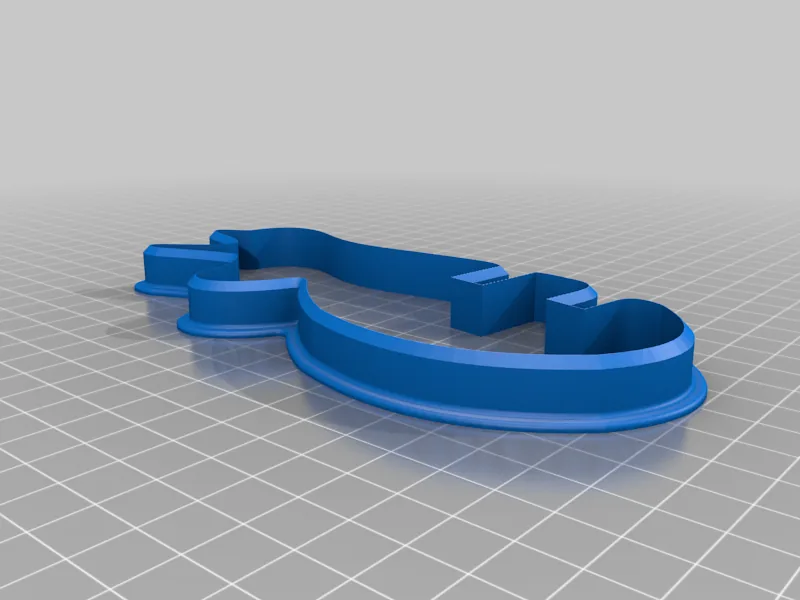 Triceratops Dinosaur 3D cookie cutter