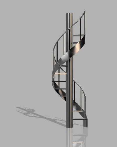 Spiral Staircase Book Nook Scale