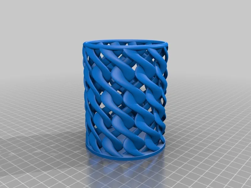 Spiral Pencil/Candle/Toothbrush Cup